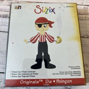 SIZZIX Originals Large Dress Ups Pirate Costume  655400 Scrapbooking crafts‎